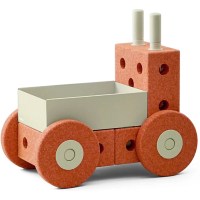 Little Pea MODU Baby Walker - Burnt Orange_Dusty Green